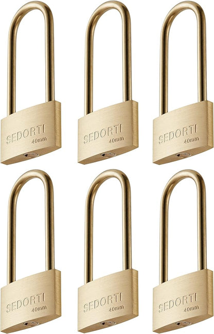 Weather Proof Lock, Keyed Alike Solid Brass Padlocks by SEDORTI