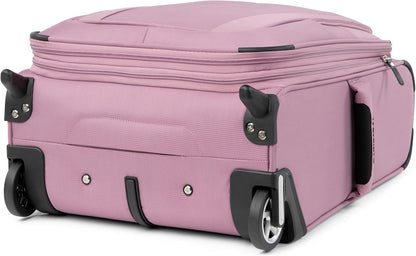 Travelpro Maxlite 5 Softside Expandable Upright 2 Wheel Carry on Luggage, Lightweight Suitcase, Men and Women, Orchid Pink Purple, Carry On 20-Inch