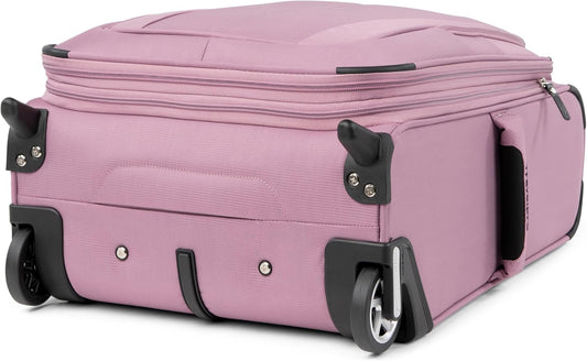 Travelpro Maxlite 5 Softside Expandable Upright 2 Wheel Carry on Luggage, Lightweight Suitcase, Men and Women, Orchid Pink Purple, Carry On 20-Inch