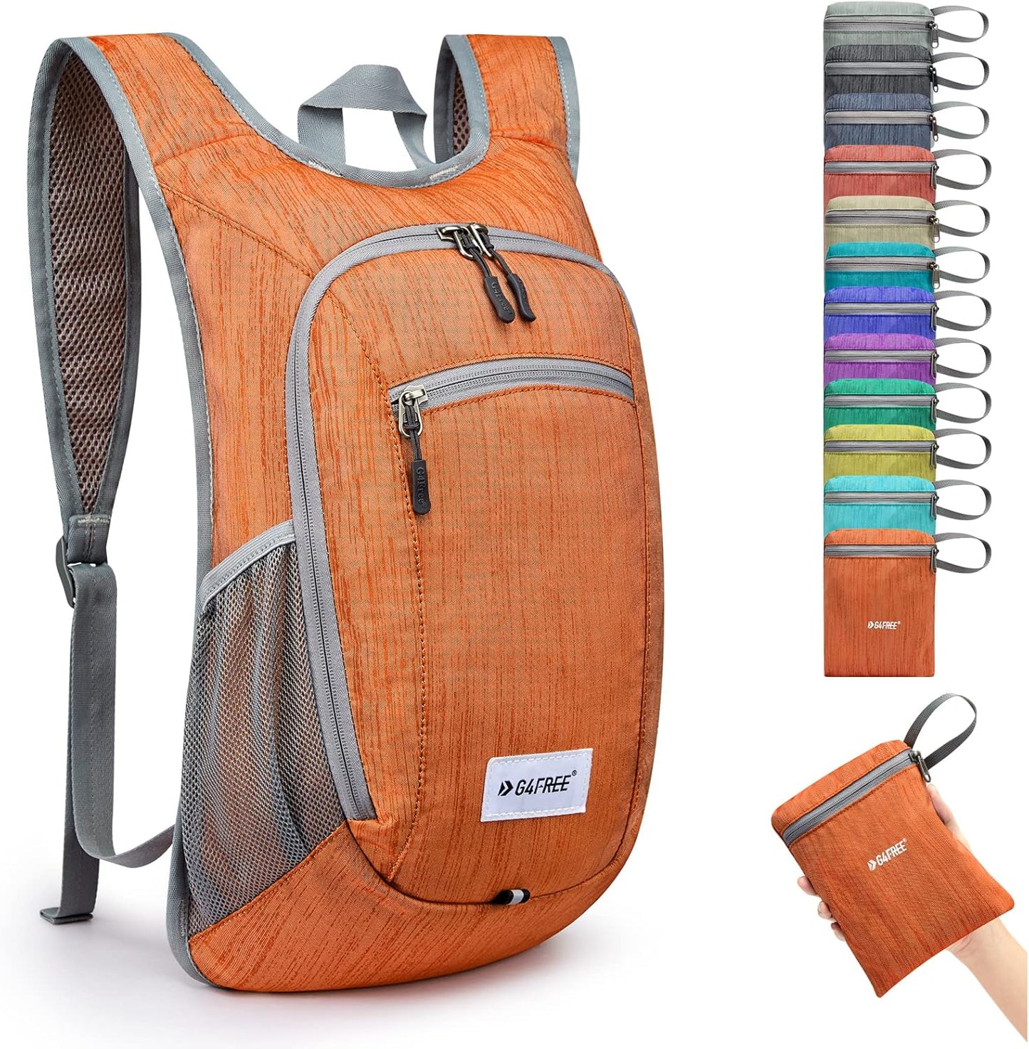 G4Free 10L/15L Hiking Backpack Lightweight Packable Hiking Daypack Small Travel Outdoor Foldable Shoulder Bag