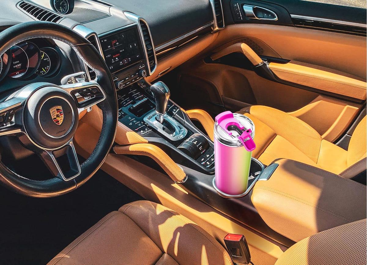 Meoky 30 oz Travel Coffee Mug with Leak-proof Lid, Stainless Steel Insulated Coffee Tumbler, Keeps Hot for 8 Hours or Cold for 24 Hours, Fits in Car Cup Holder (Fairyland)