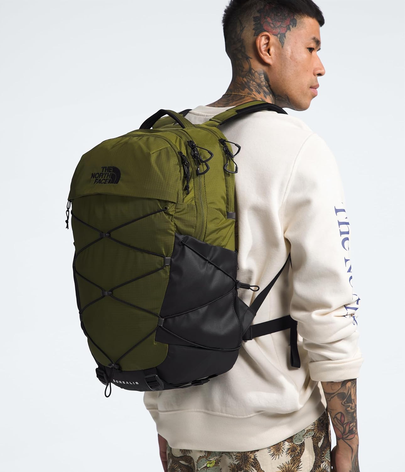 THE NORTH FACE Borealis Commuter Laptop Backpack, Forest Olive/TNF Black-NPF, One Size