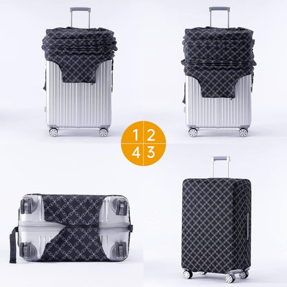 TRAVELKIN more than travel Luggage Covers For Suitcase Tsa Approved,Suitcase Cover Protector Fit 18-32 Inch Luggage