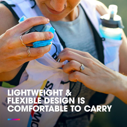 HydraPak UltraFlask Speed (500ml or 600ml) - Collapsible Soft Flask Water Bottle for Hydration Vests and Running Packs with Easy Open Cap