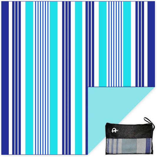 Quick Dry Towel Extra Extra Large 72x72 Inch - Microfiber Beach Towel - Perfect for Beach, Travel, Swimming, Pool, Yoga, Hiking, Camping - Lightweight, Fast Drying, Compact for Adults (Wow Ocean)