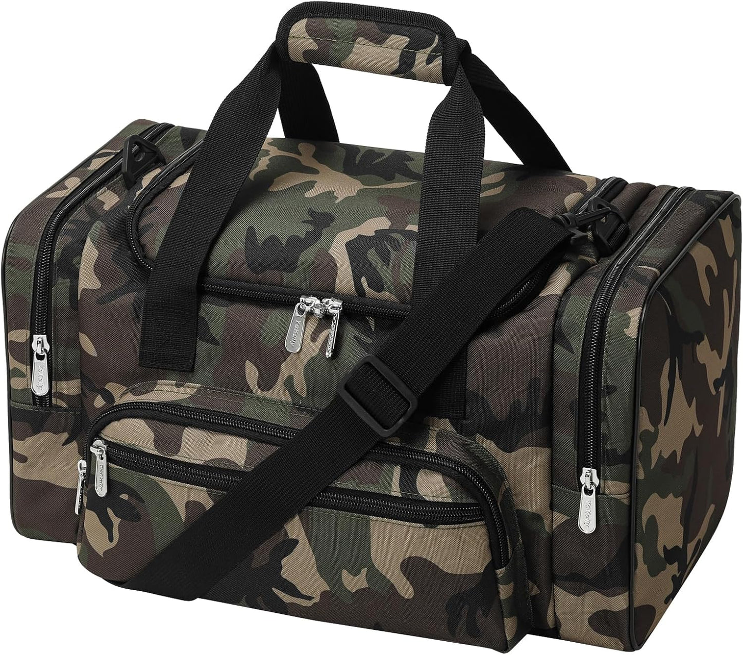 17 inch Small Duffle Bag - Carry On Personal Item Bag for Travel Gym Sport - Camo