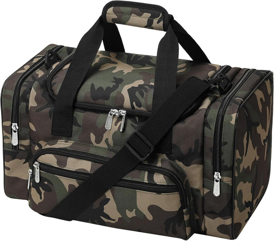 17 inch Small Duffle Bag - Carry On Personal Item Bag for Travel Gym Sport - Camo
