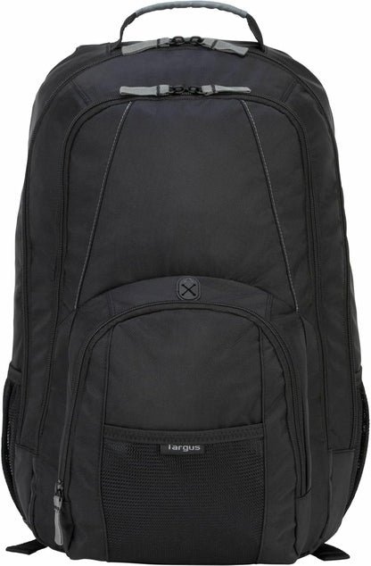 Targus Groove Laptop Backpack for Laptops up to 17-inches, Water Resistant Travel Backpack for Men and Women, Black (CVR617)