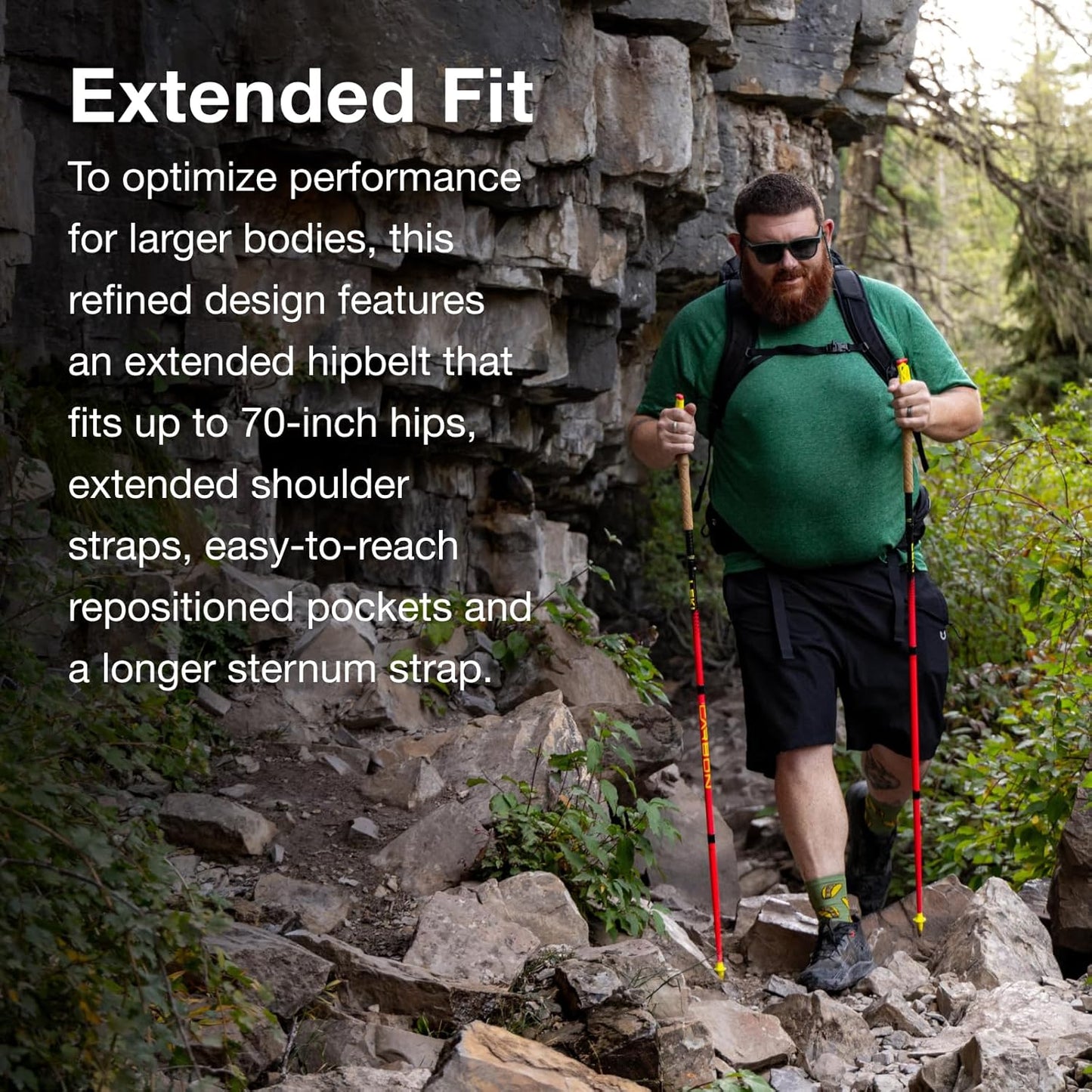 Osprey Talon 22L Men's Lightweight Hiking Backpack with Hipbelt, Black/Coal Grey, Extended Fit