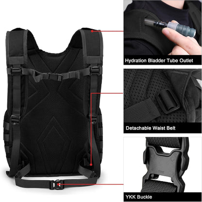 Mardingtop 25L Tactical Backpacks Molle Hiking daypacks for Camping Hiking Military Traveling Motorcycle