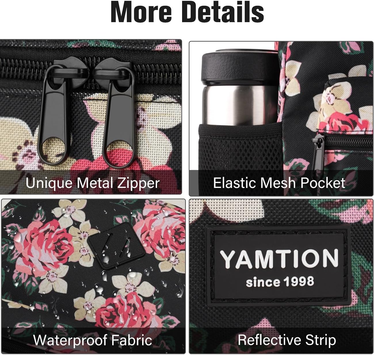 School Backpack,Classic Bookbag Women and Teen Girl Schoolbag with USB Port for High School College Office Work Travel