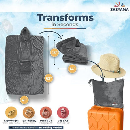 3-in-1 Travel Blanket Airplane – Compact - Image 4