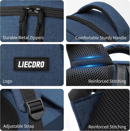 Blue Backpacks for Men, Backpack for School, School Backpack for Boys Teens, 15.6 inch Laptop Back Pack with USB Charging Port, College Book Bag, Business Work Travel Bookbag, mochilas para hombres