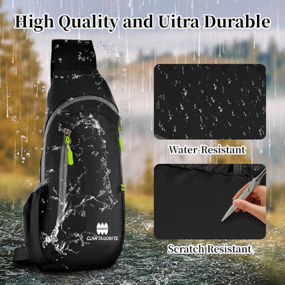 Small Sling Backpack, Lightweight Crossbody Backpack,Foldable Cross Body Bag for Men Women,Shoulder Bag for Sport Outdoors Hiking Traveling