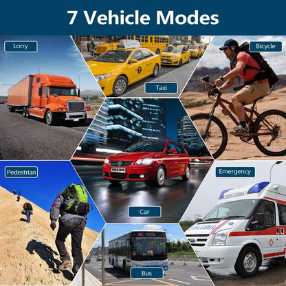 Car GPS Navigation, 2025 Map 9 inch Touch Screen Car GPS Navigation System, Voice Turn Direction Guidance, Support Speed and Red Light Warning(Free Update Lifetime Map)