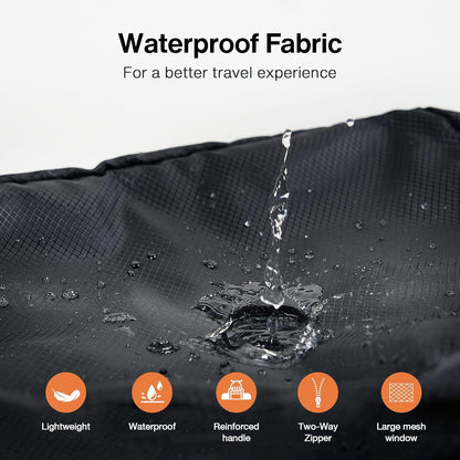 5 Set Packing Cubes Travel for Luggage Durable Suitcases Organizer Bags Lightweight Airplane Travel Vacation Essentials Accessories for Carry on (Black)