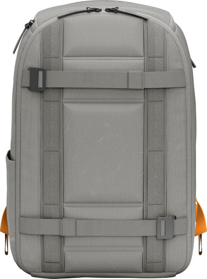 Db Journey Ramverk Backpack - Durable Travel Backpack with Laptop Compartment & Pockets for Work, Luggage Backpack with Roller Bag Hook Up System, 21L - Sand Grey