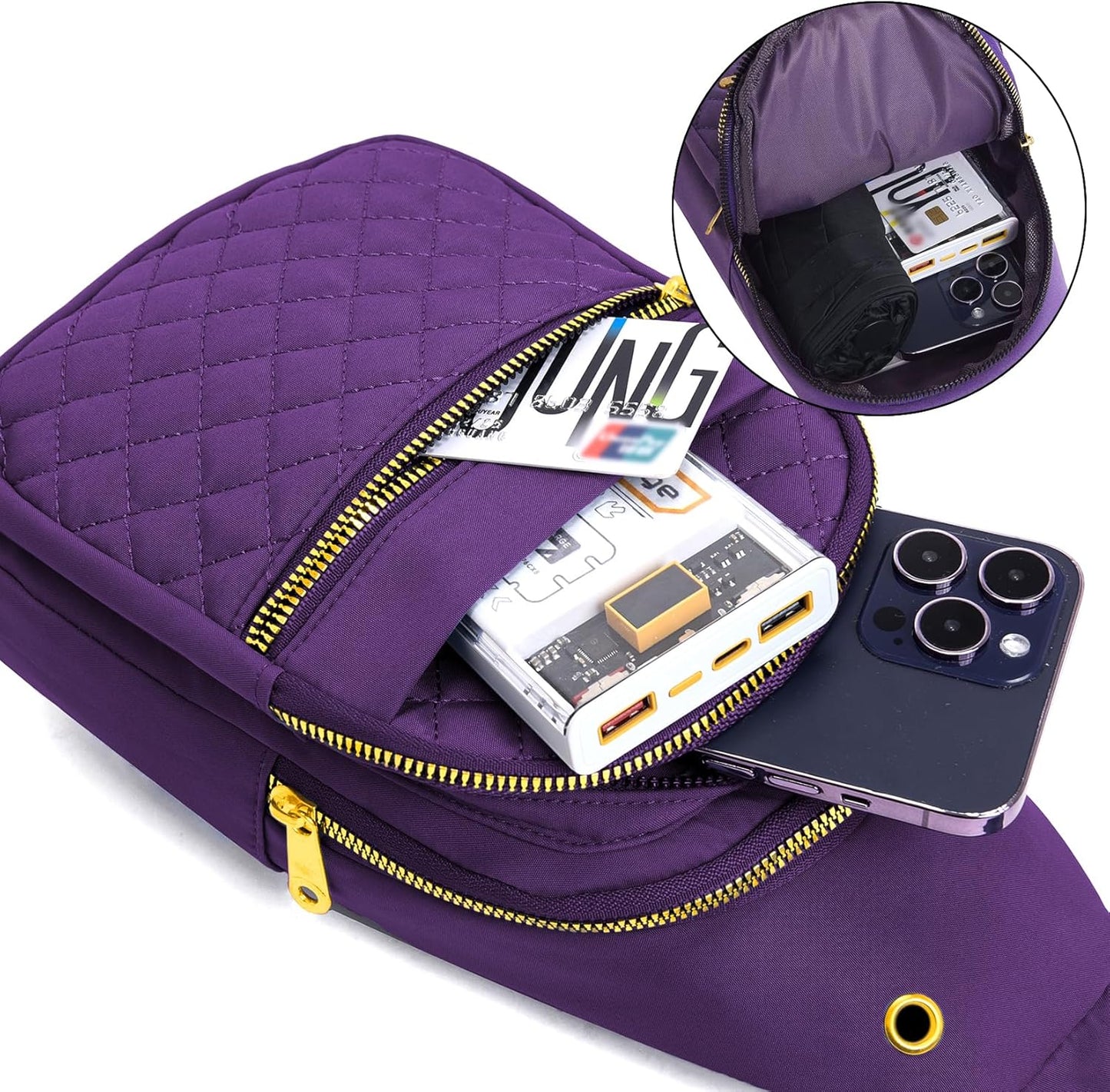 Small Sling Bag For Women Men Casual Crossbody Sling Backpack