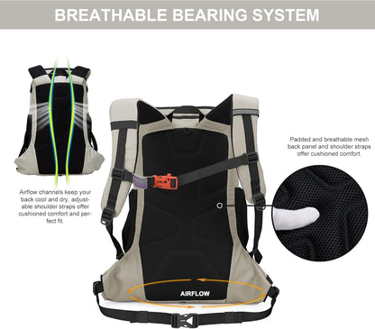 MOUNTAINTOP Hiking Backpack 35L Travel Backpack Lightweight Daypack for Men&Women Outdoor Camping