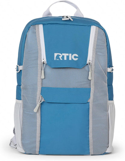RTIC Chillout 24 Can Backpack Cooler Insulated Portable Soft Cooler Bag for Lunch, Beach, Drink, Beverage, Travel, Camping, Picnic, Car, Hiking