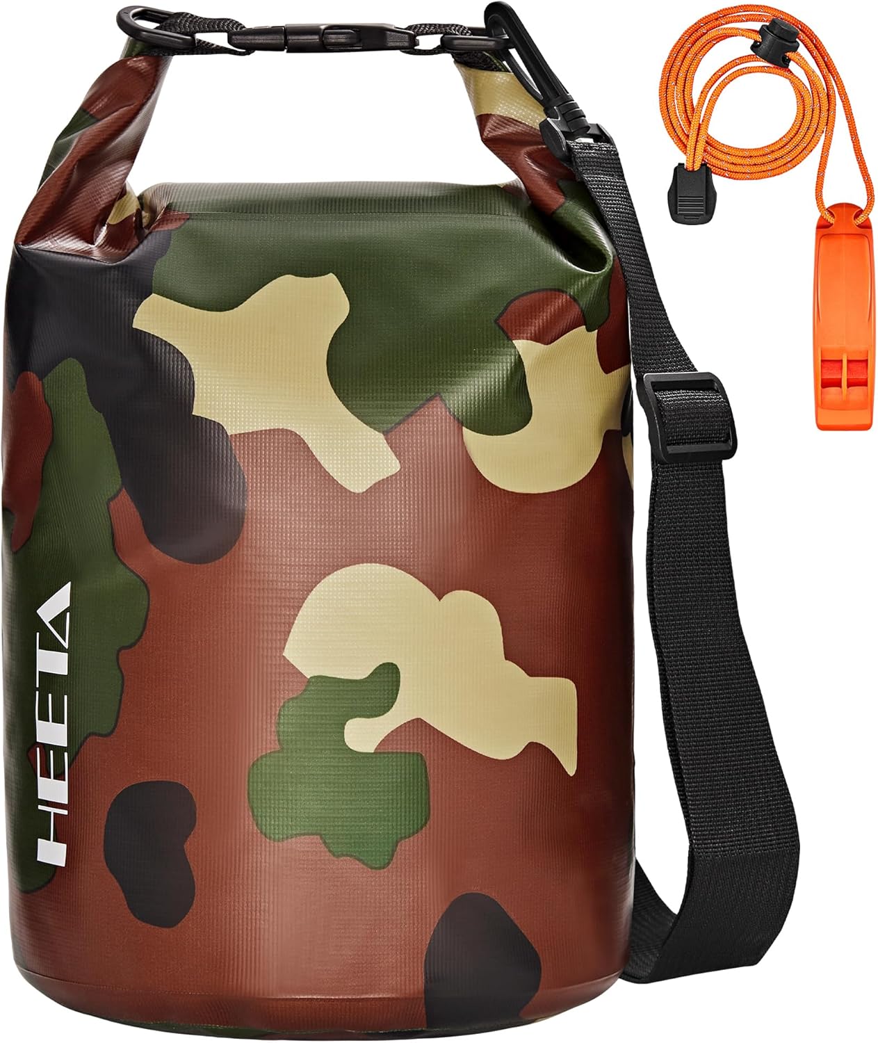 HEETA Waterproof Dry Bag for Women Men(Upgraded Version) 5L/10L/20L/30L/40L Roll Top Lightweight Dry Storage Bag Backpack with Emergency Whistle for Travel, Swimming, Boating, Kayaking, Camping, Beach
