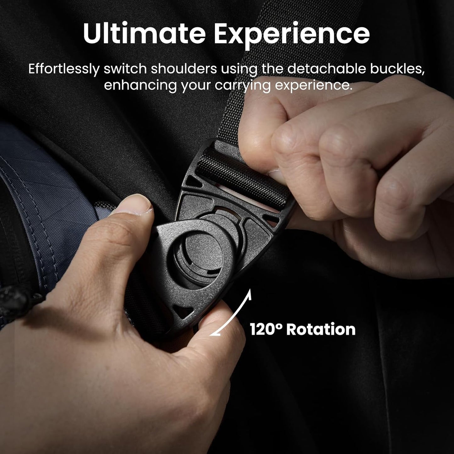 tomtoc 5.5L X-Pac Sling Bag for Nintendo Switch 2, Heavy Duty Crossbody Bag for Men, Water-resistant Carry Chest Daypack Travel Shoulder Pack for Steam Deck OLED, ROG Ally X, iPad mini, Tactical