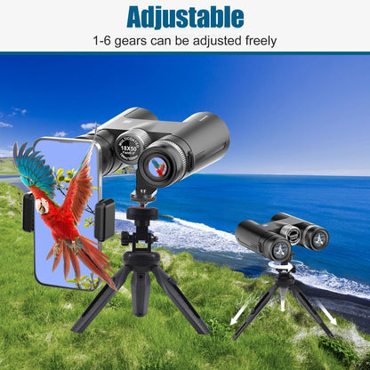 18X50 High Powered Binoculars for Adults with Upgraded Phone Adapter, Tripod and Tripod Adapter,Waterproof Compact Binoculars with Low Light Vision for Bird Watching,Outdoor Hunting,Travel,Sightseeing