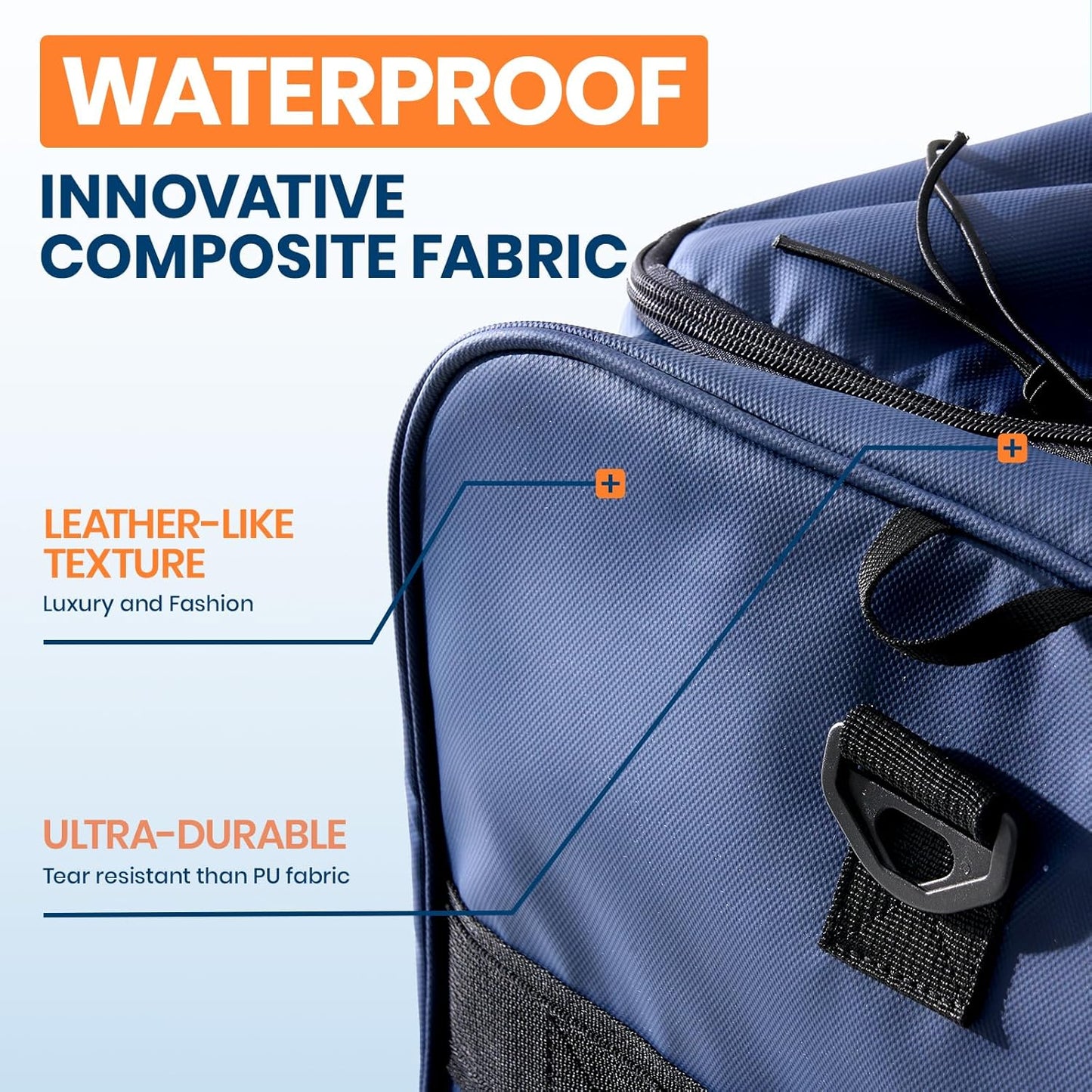 Fanwoli 30'' Rolling Duffel Bag with 2 Wheels - No-Sag Design for Heavy Loads, Expandable 100L-120L Luggage with Soft Handle & Lock, Waterproof Foldable Lightweight with for Travel, Camping,Moving