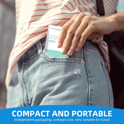 55 Pack Toilet Seat Covers Disposable 16x24 Inch XL Portable Toilet Liners Travel Seat Cover for Outdoors,Hotel, Hospital, Travel, Public Toilet Seat Cover (55 Pack, XL)