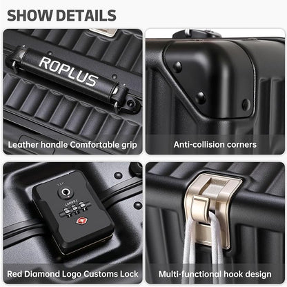 Aluminium Frame Checked-Luggage - Image 5