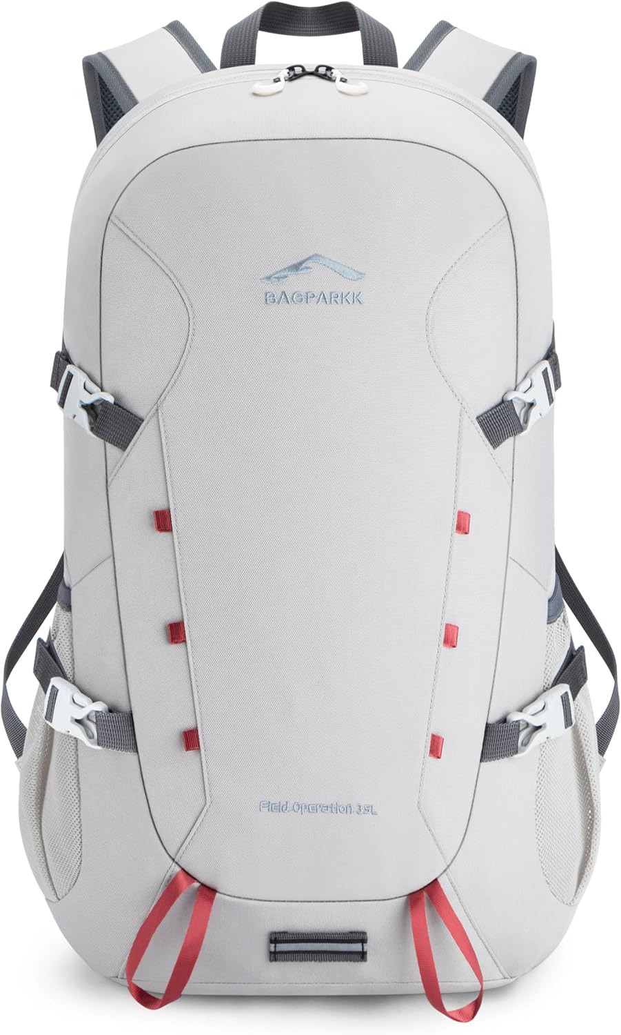 Hiking Backpack,Large 35L Travel Backpacks for Men Women,Ultra Lightweight Packable Camping Daypack for Outdoor Sports (Light Gray)