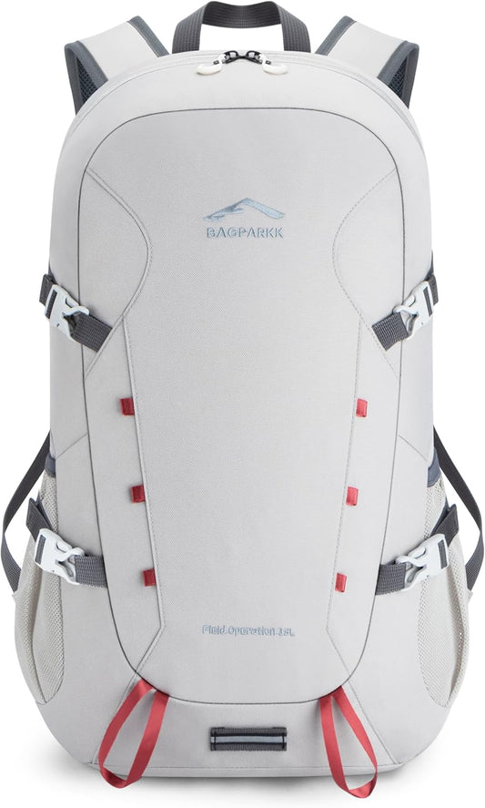Hiking Backpack,Large 35L Travel Backpacks for Men Women,Ultra Lightweight Packable Camping Daypack for Outdoor Sports (Light Gray)