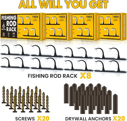 QudraKast Horizontal Fishing Rod Holder - Image 7