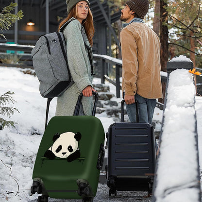 ANNA QUEEN Panda Luggage Cover, Cute Panda Design Suitcase Protector, Stretchable Washable Travel Sleeve for 24-26 Inch Luggage