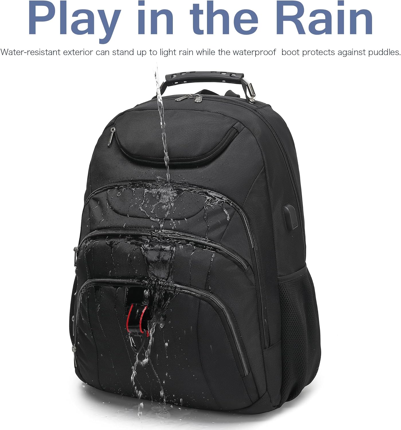 Extra Large Laptop Backpack for Men,37L Gaming Laptop Backpack,18.4Inch Travel Backpack with USB Charging Port, Business Flight Approved -Big Capacity Computer Bag College Bookbag, Black Black