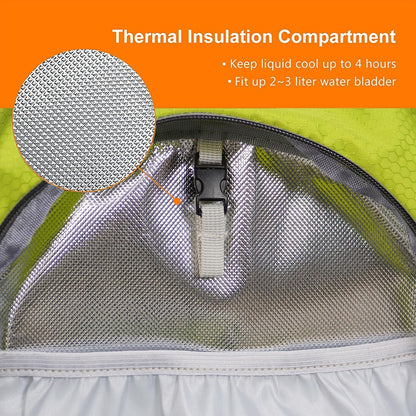 Hiking Daypack Waterproof Biking Backpack 15L Lightweight Durable Backpack for Ski Snowboarding Running MTB Cycling