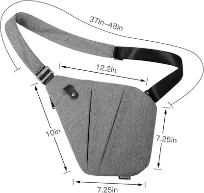 weiatas Sling Bag Chest Shoulder Backpack Crossbody Bags for Men Women Travel Outdoors