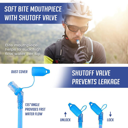 Sojourner Rave Hydration Pack - Hydration Backpack - Hydropack with 2L Bladder - Water Backpack for Festivals, Hiking, Running, Biking and More