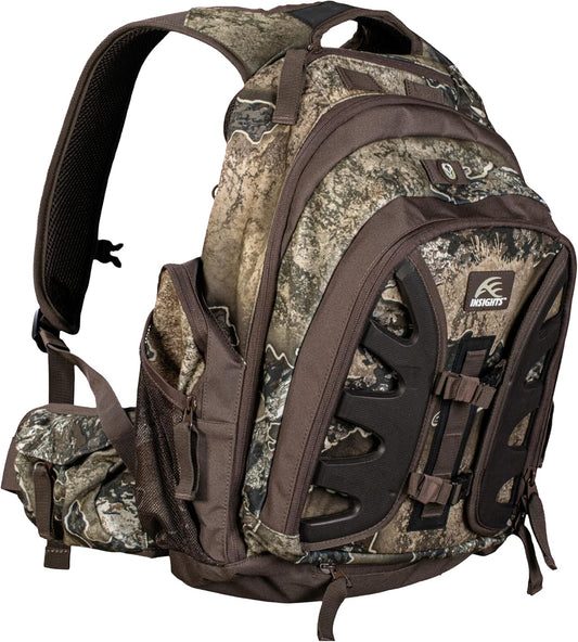 Insights Hunting by frogg toggs - The Element, Heavy Duty 1,831 Cubic Inch Hiking Fishing Camping Hunting Backpack, Realtree EXCAPE