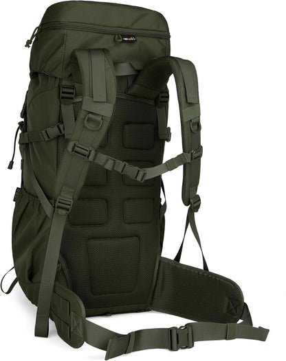 Mardingtop 50L Hiking Backpack,Backpacking Backpack with Rain Cover for Hiking,Backpacking,Rucking,Camping,Survival