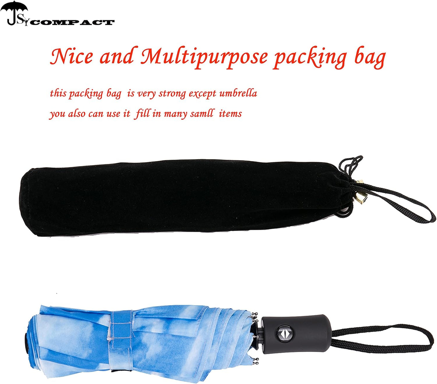 SY COMPACT Travel Umbrella Windproof Automatic Umbrellas Small Compact UV Sun Protection Factory Outlet Umbrella