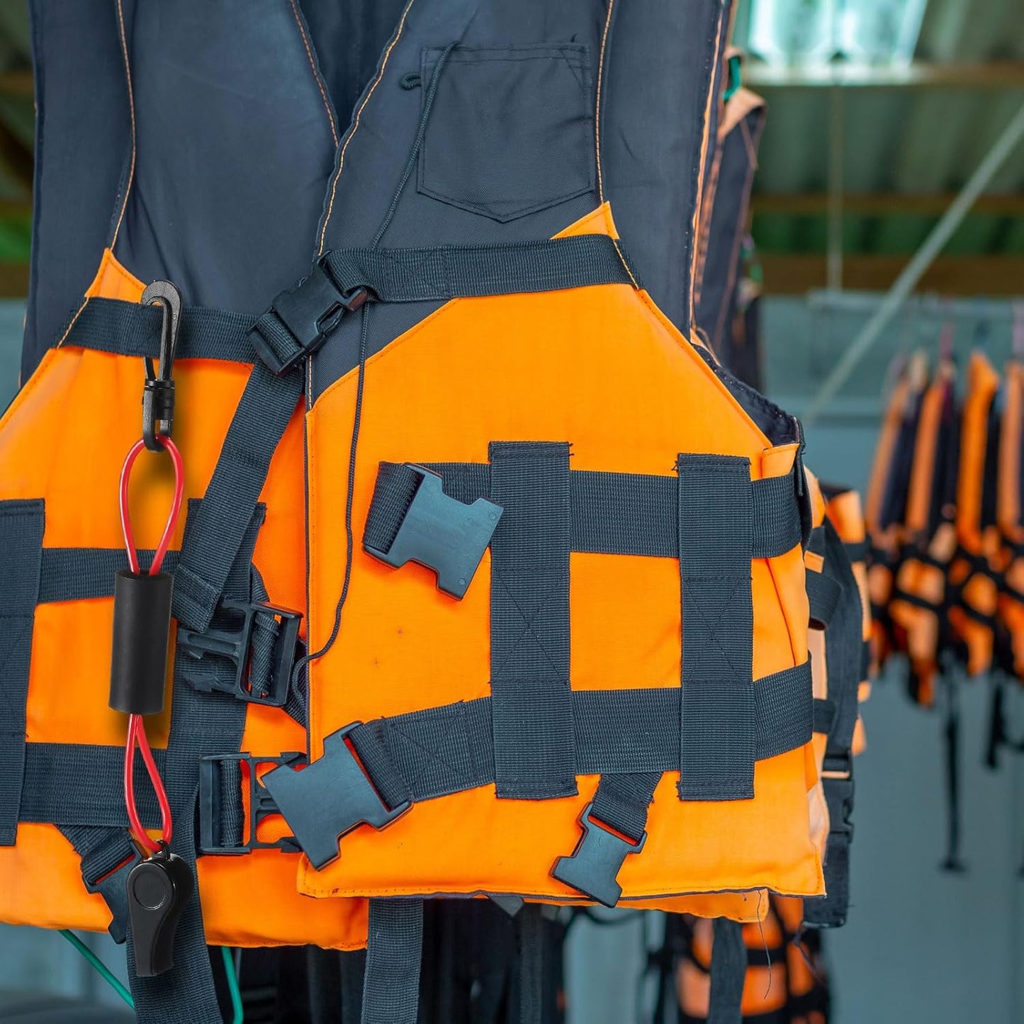 Whistle with Lanyard for Safety Boat Whistle Coast Guard Approved Float Boat Marine Camping Hiking Hunting Fishing Survival Rescue Signaling ski Accessories