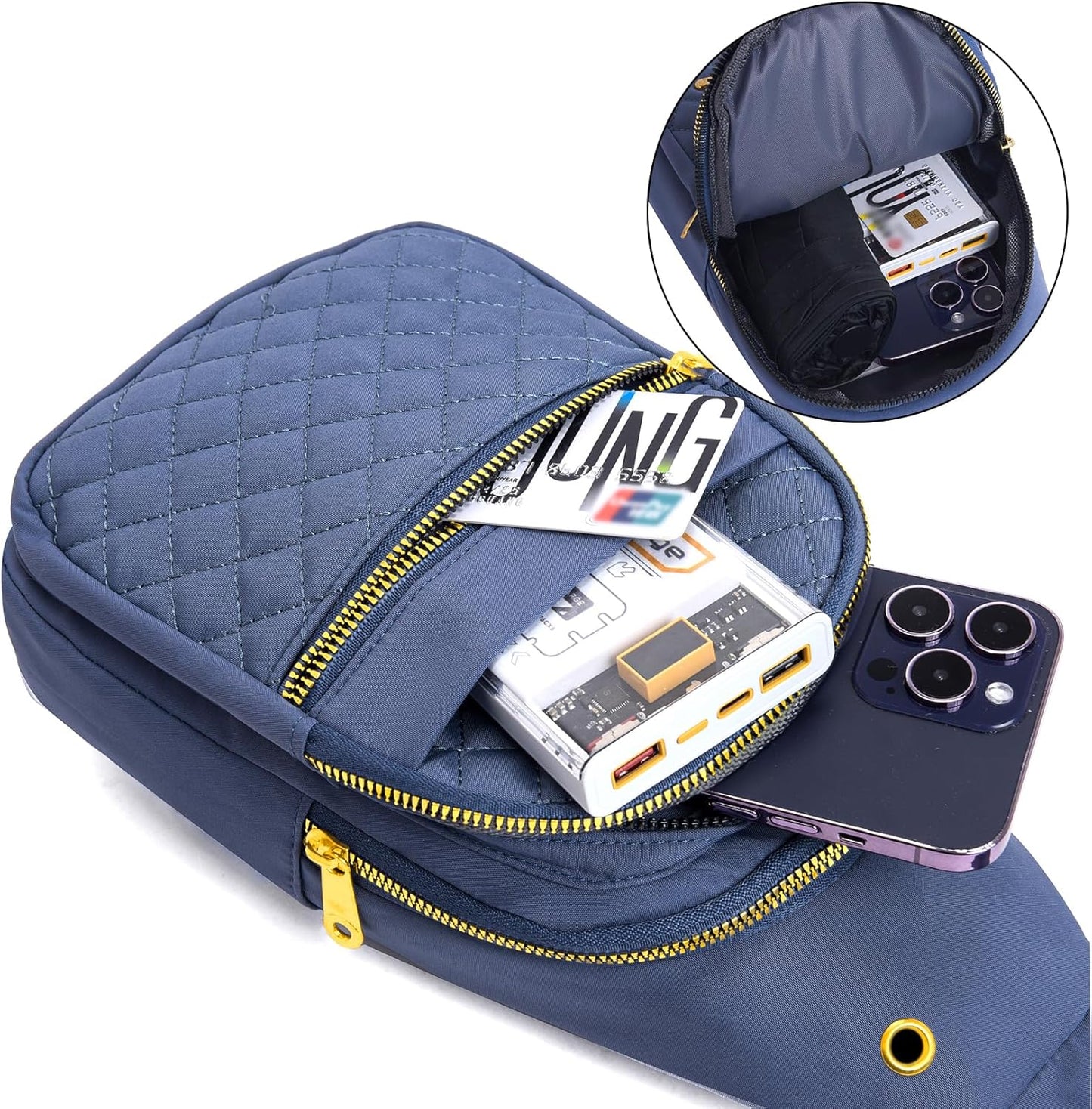 Small Sling Bag For Women Men Casual Crossbody Sling Backpack