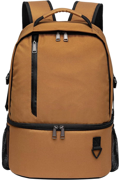 TUGUAN Insulated Cooler Backpack 38 Cans Double Deck Leakproof Lightweight Soft Lunch Backpack Small Cooler Bag Beach Picnic