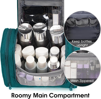 Narwey Hanging Toiletry Bag for Women Travel Makeup Bag Organizer Toiletries Bag for Cosmetics Essentials Accessories