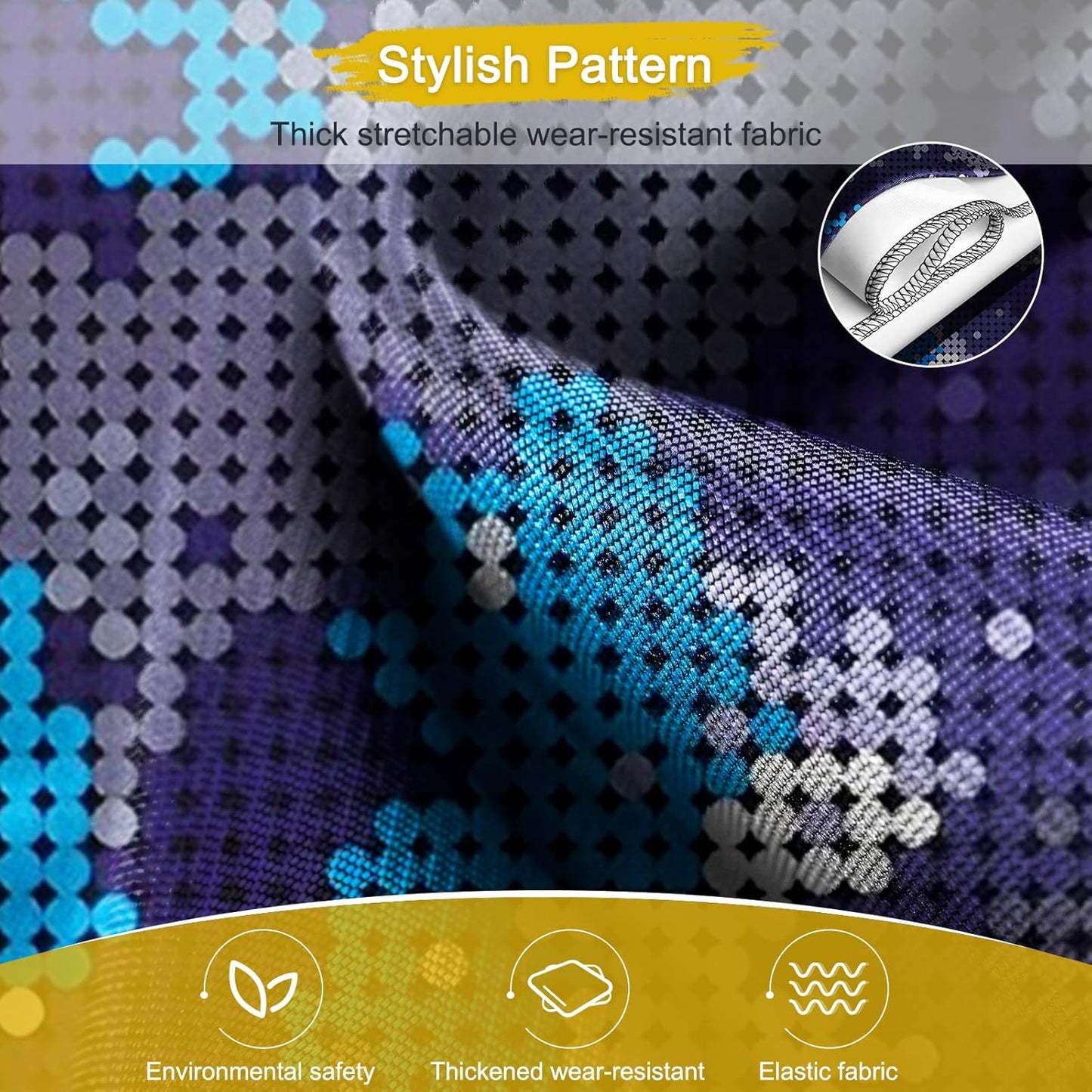 30 Inch PVC Luggage Protector Covers for TSA Approved Clear Suitcase Cover Protector Transparent Luggage Protective Cover Set (Map, Suitable for 30"-31")