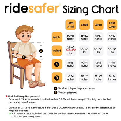 Large Black, Lightweight, Compact, Portable Car Seat - Perfect for Travel and Everyday Child Safety