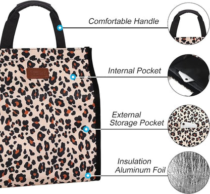 Lunch Bags for Women Insulated Reusable Lunch Tote - Image 4