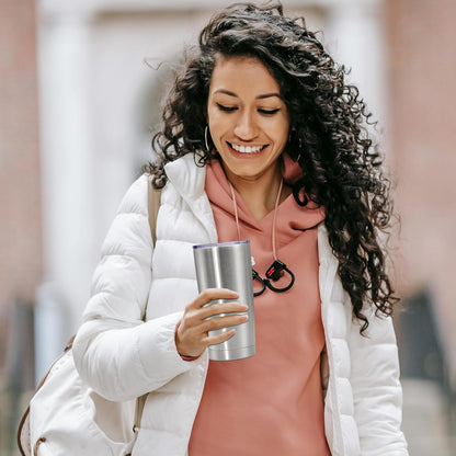 20 oz Tumbler with lid Double Wall Vacuum Insulated Tumblers Stainless Steel Coffee Mug Travel Coffee Tumbler Powder Coated Tumbler Cup Keep Hot&Cold - (Stainless 12 Pack)