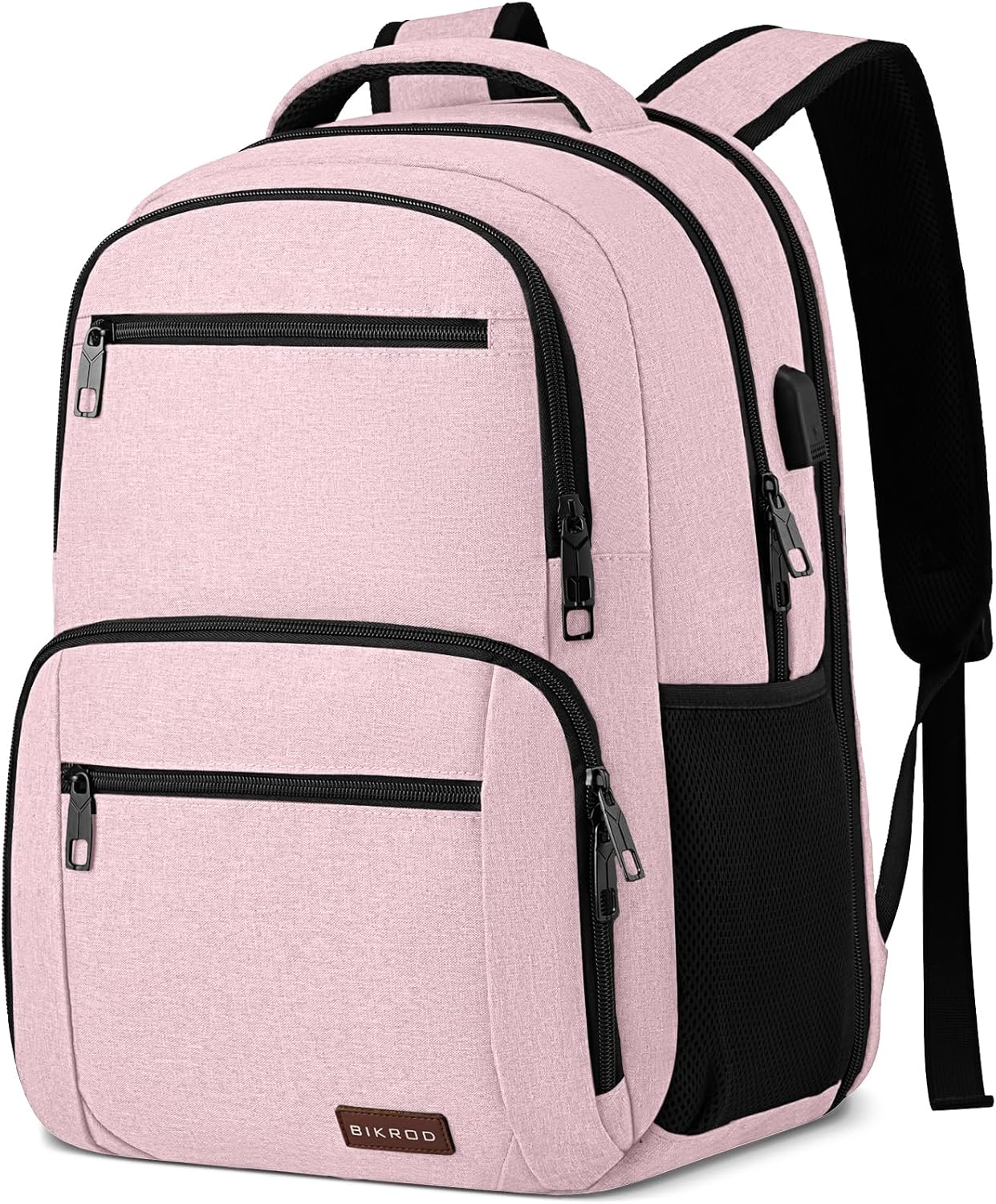 Backpack for Girls Women, School Backpack for Teen Boys, Lightweight Casual High School Bookbag, Daily-use Travel Laptop Backpack with USB Charging Port Fits 15.6 Inch Notebook